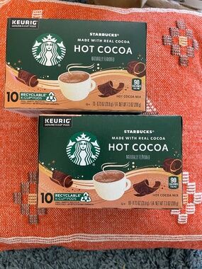 Starbucks Hot Cocoa K cups 2 boxes FRESH